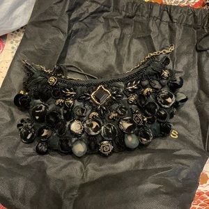 Mary Frances crossbody black and gold